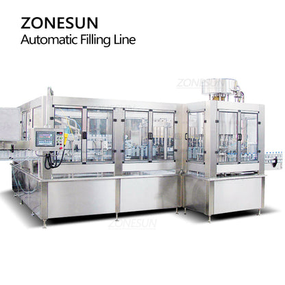 ZONESUN ZS-AFM Máquina automática de enchimento de água potável engarrafada PET