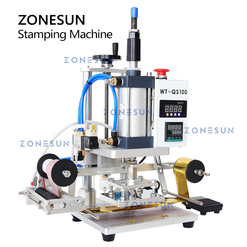Máquina de estampado en caliente neumática ZONESUN ZS-QS100 