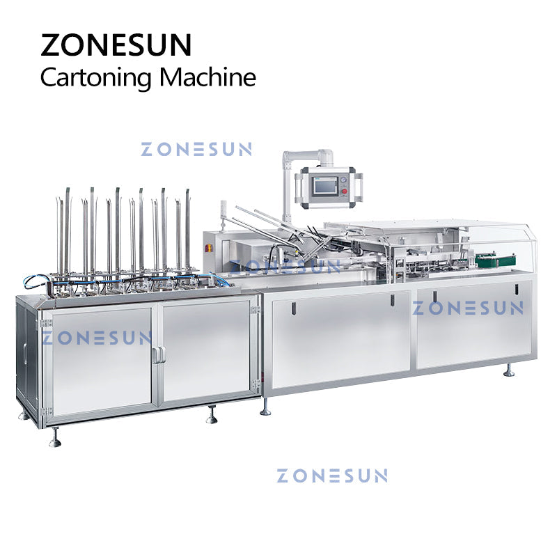 ZONESUN ZS-BP130D Máquina de embalagem automática horizontal para selagem de caixas 