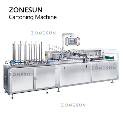 ZONESUN ZS-BP130D Máquina automática horizontal de envasado y sellado de cajas de cartón 