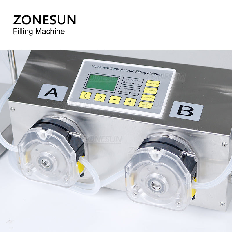 ZONESUN ZS-PP532W 30-6000ml Máquina de llenado de pesaje de líquidos con bomba peristáltica 