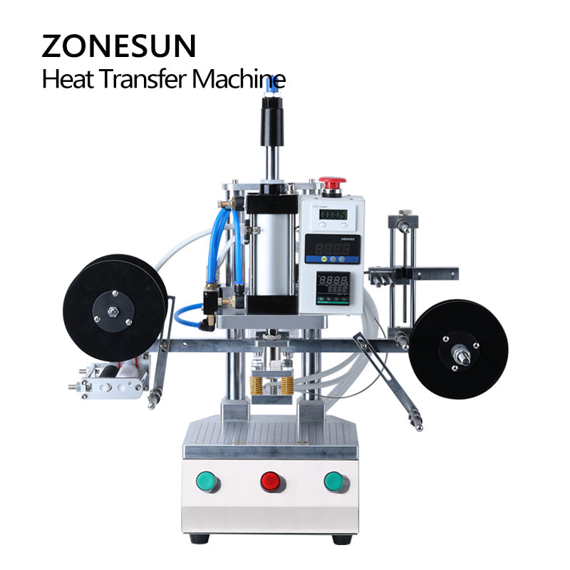 Máquina de estampado de transferencia térmica neumática ZONESUN ZS-TY100