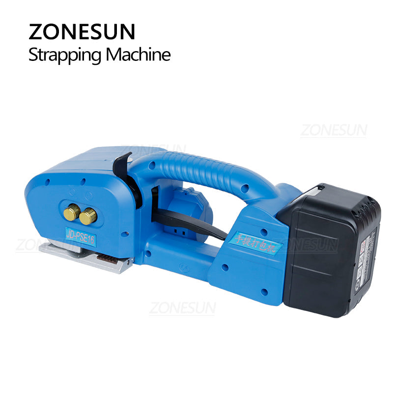 ZONESUN JD-PSE16 Portable PP/PET Strip Belt Lithium Battery Power Strapping Machine