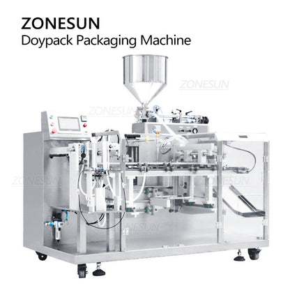 ZONESUN ZS-HZL1 Máquina automática de enchimento de pasta e alimentação Doypack 