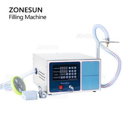 ZONESUN GFK17C 50-40000ml Automatic Diaphragm Pump Liquid Filling Machine