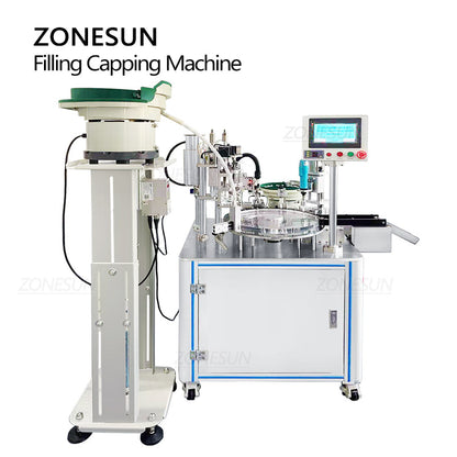 ZONESUN ZS-EL450 Automatic Liquid Cartridge Filling Capping Machine