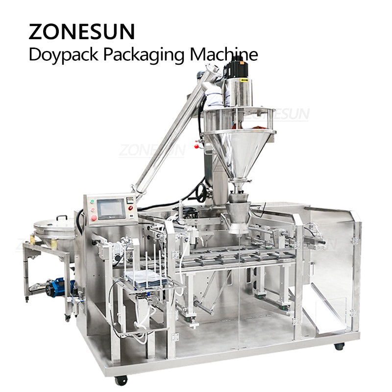 ZONESUN ZS-FMHZL1 Máquina automática de enchimento de pó e alimentação Doypack 