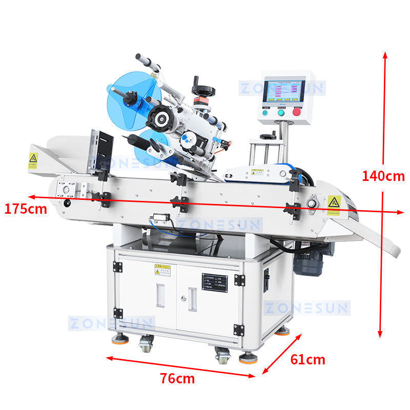 ZONESUN ZS-TB823 Automatic Round Bottle Wrap Around Labeling Machine