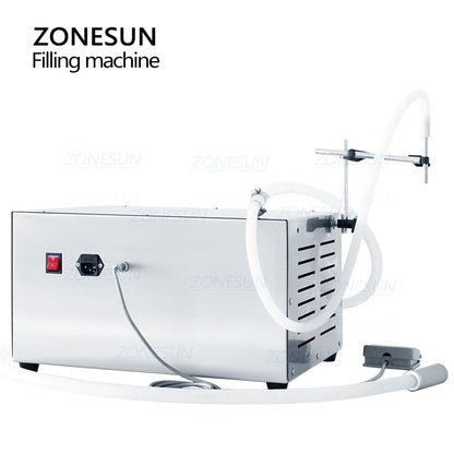 ZONESUN ZS-YTPPR1 Máquina de enchimento de líquido com bomba peristáltica de grande fluxo semiautomática