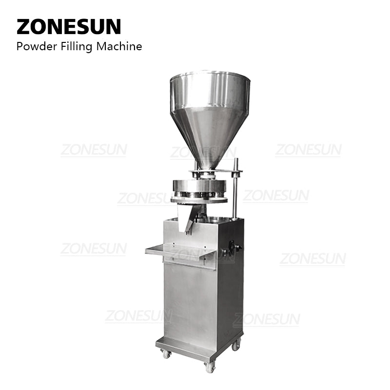 ZONESUN ZS-FM30C Máquina de llenado de polvo de gránulos de medición de taza de 30L