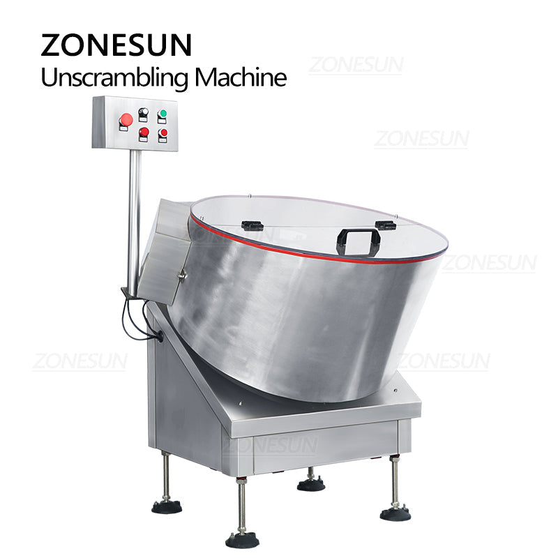 ZONESUN ZS-LP750 Botella rotatoria automática que clasifica el posicionador para la cadena de producción 