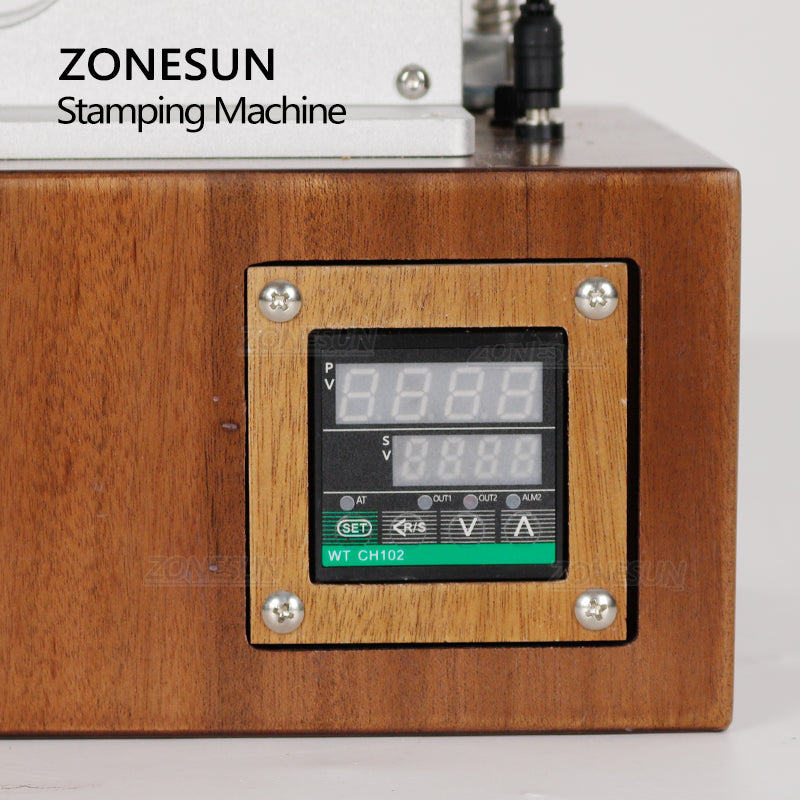 ZONESUN ZS-90XTS localizador infravermelho multifuncional máquina de estampagem a quente com gavetas 