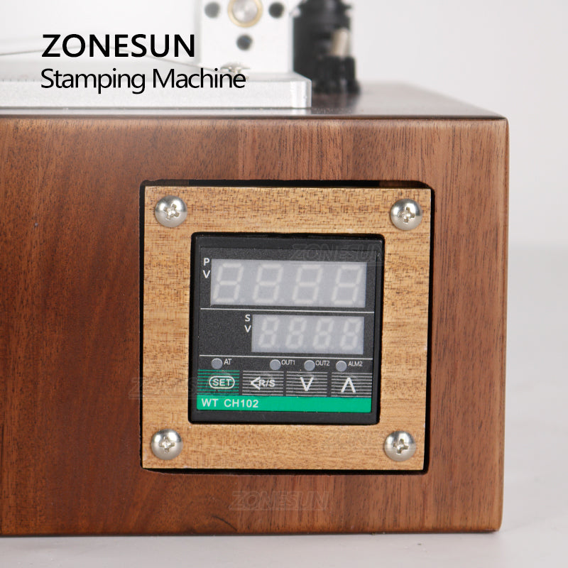 Máquina de estampagem a quente ZONESUN WT-90XT leve com gaveta