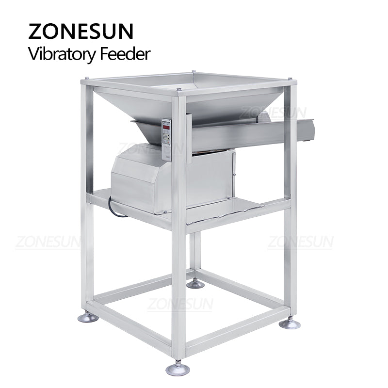 ZONESUN ZS-VF50 Alimentador Vibratório Automático de Grânulos de Pó 