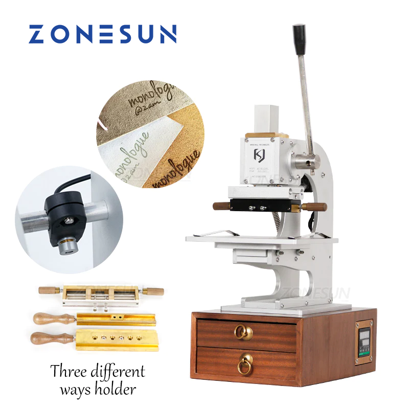 ZONESUN ZS-90XTS Localizador infrarrojo Máquina de estampación en caliente multifunción con cajones 