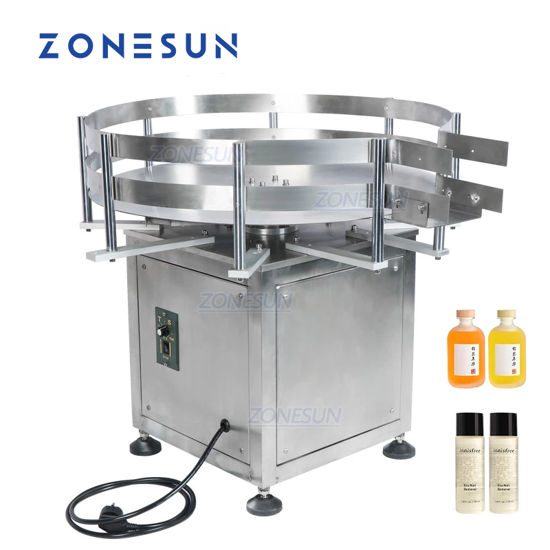 ZONESUN ZS-SP600Z Descodificador giratorio automático de escritorio para cadena de producción