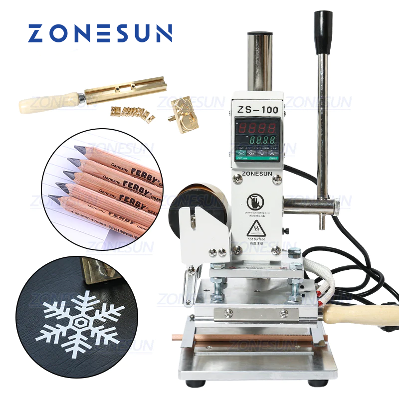 ZONESUN ZS-100B 10x13cm Dual Use Hot Foil Stamping Machine