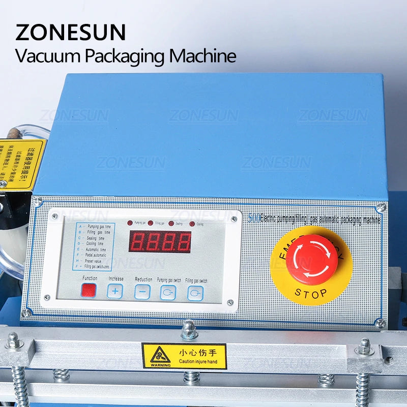 ZONESUN ZS500T Máquina de embalagem a vácuo com bombeamento