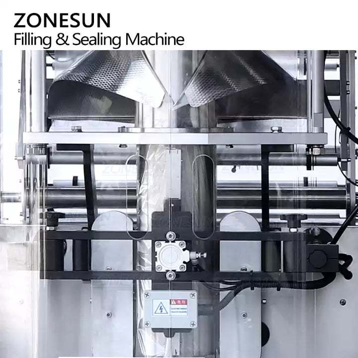 ZONESUN ZS-GFGT620 Full Automatic Paste Satchet Bag Filling Sealing Machine With Feeding Pump