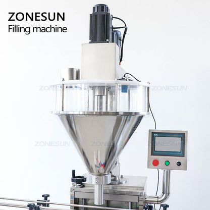 ZONESUN ZS-FM730A 10-2000g Máquina pneumática automática de enchimento de pó