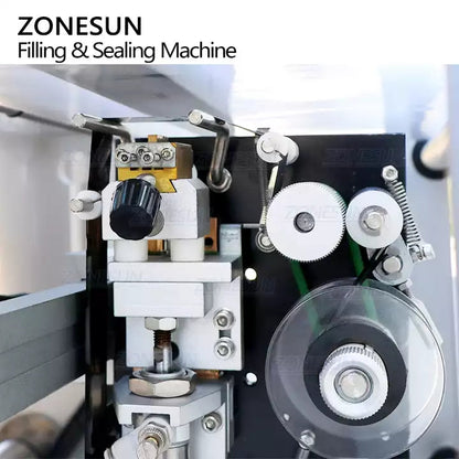 ZONESUN ZS-GFGT620 Máquina de enchimento de saco de sachê de pasta totalmente automática com bomba de alimentação 