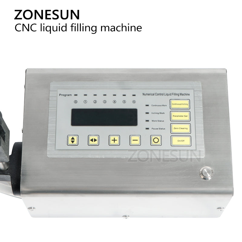 ZONESUN GFK-180 5-3500ml Máquina de enchimento de líquidos com bomba de diafragma elétrica