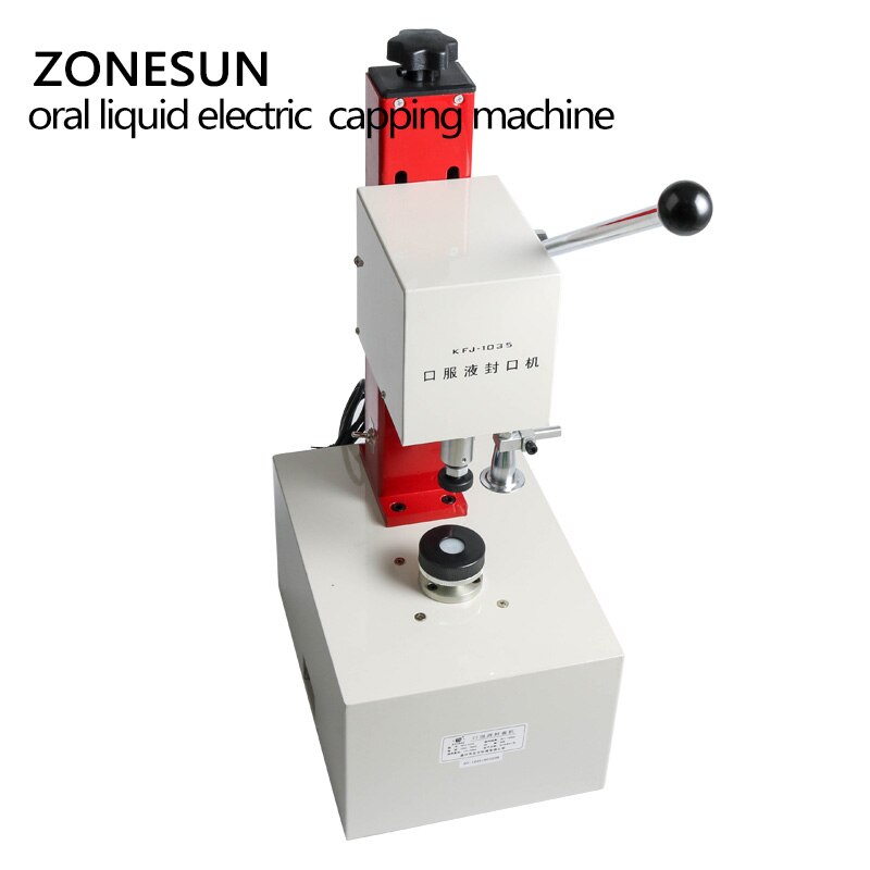 ZONESUN KFJ-1035 10-35mm Oral Liquid Electric Manual Capping Machine