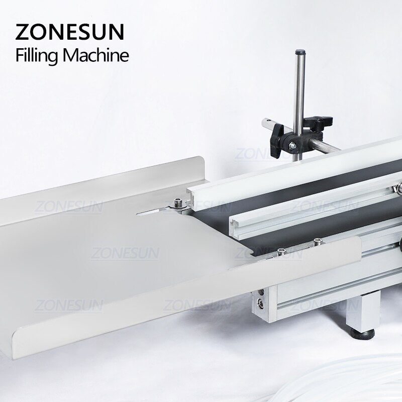 ZONESUN ZS-DTMP4D 4 Diving Nozzles Magnetic Pump Liquid Filling Machine With Conveyor