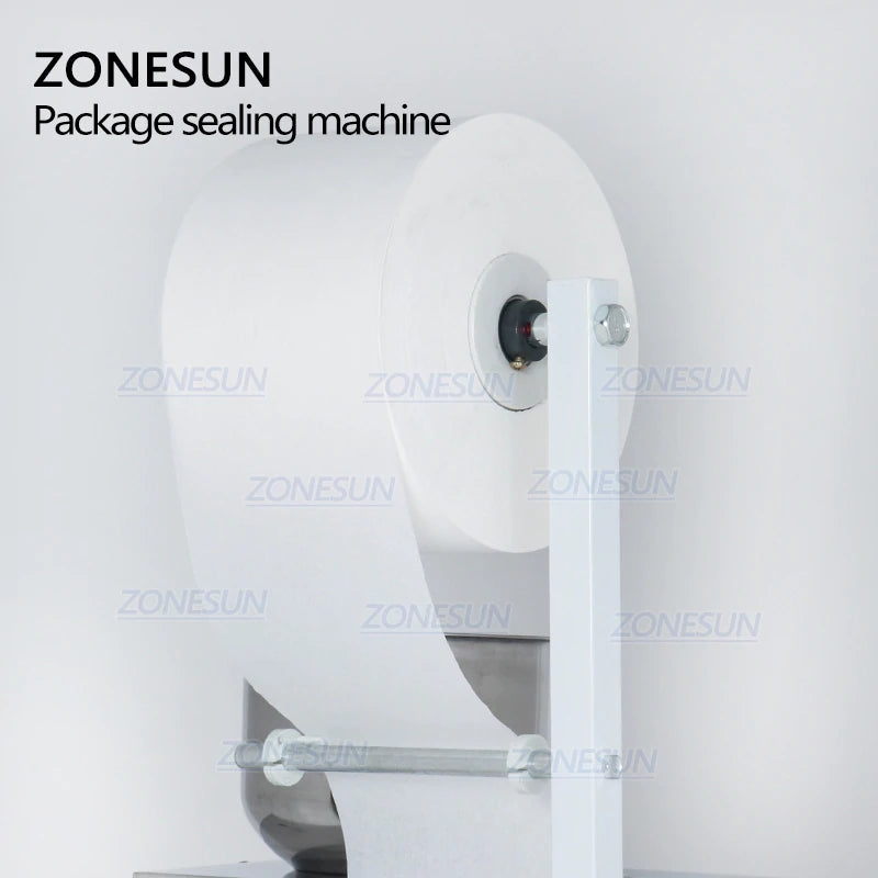 ZONESUN ZS-GZ200 Máquina de llenado de polvo de pesaje y máquina de sellado de tres lados con impresora de fecha