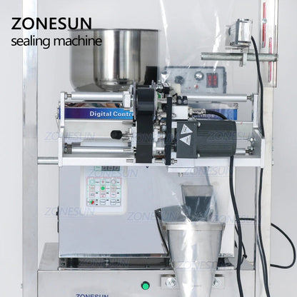 ZONESUN ZS-GZ5200 Máquina de sellado, llenado y ponderación de polvo con impresora de fecha