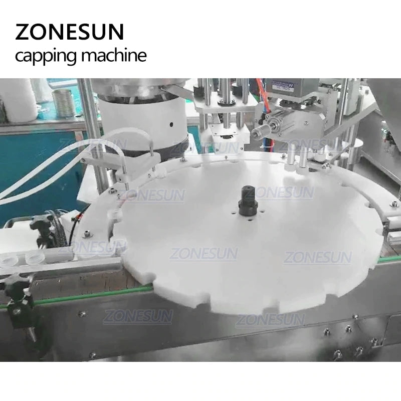 ZONESUN 25-50mm Máquina automática rotativa de enchimento de líquidos