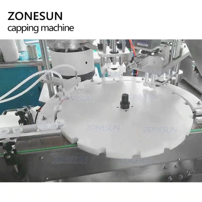 ZONESUN 25-50mm Automatic Rotary Liquid Filling Capping Machine