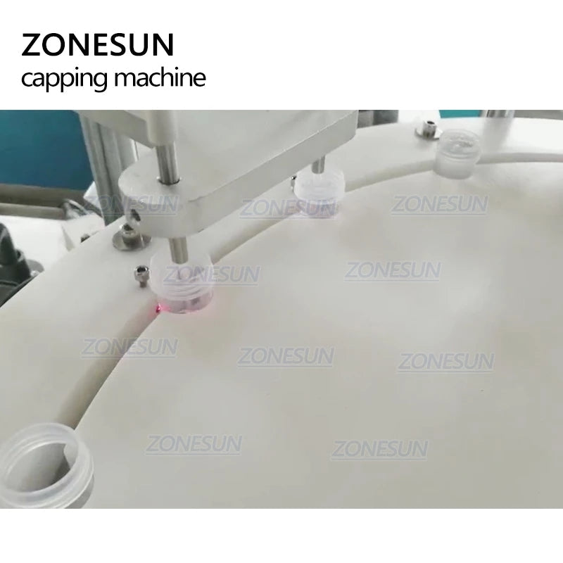 ZONESUN 25-50mm Máquina automática rotativa de enchimento de líquidos