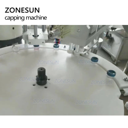 ZONESUN 25-50mm Máquina automática rotativa de enchimento de líquidos