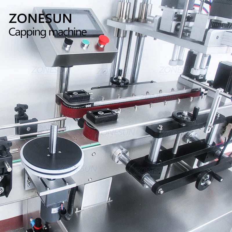 ZONESUN ZS-XG440 25-50mm Máquina elétrica automática para tampar frascos de spray