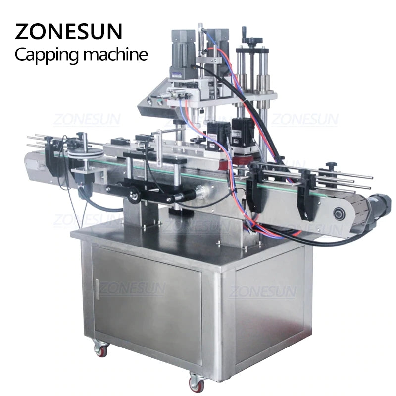ZONESUN ZS-XG440 25-50mm Máquina elétrica automática para tampar frascos de spray