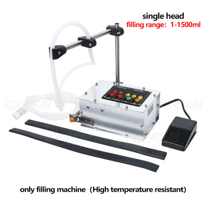 ZONESUN ZS-DPYT1500 Single Head Heat Resistant Liquid Filling Machine