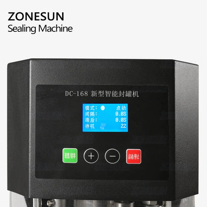 Máquina de sellado inteligente de latas ZONESUN de 55 mm