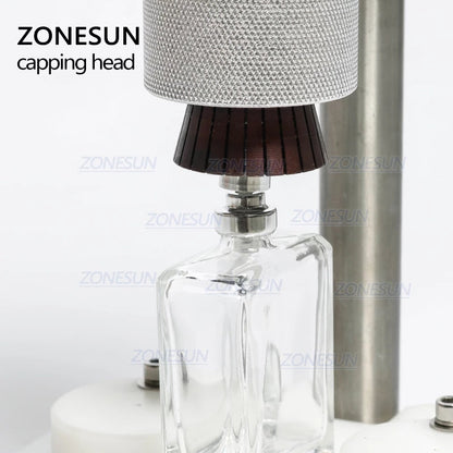 Cabezal de mandril de tapado personalizado ZONESUN para máquina tapadora de perfume