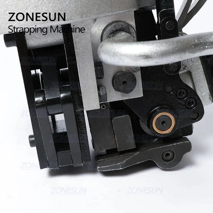 ZONESUN DB-KZ32 Máquina flejadora de correa de acero neumática automática de 19-32 mm