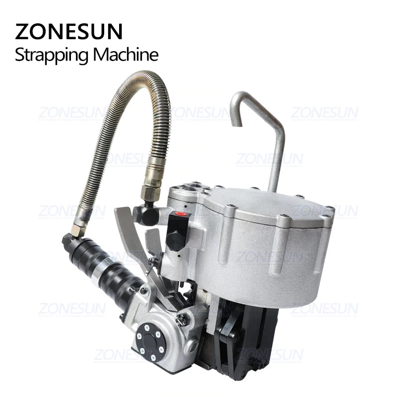 ZONESUN DB-KZ32 Máquina flejadora de correa de acero neumática automática de 19-32 mm