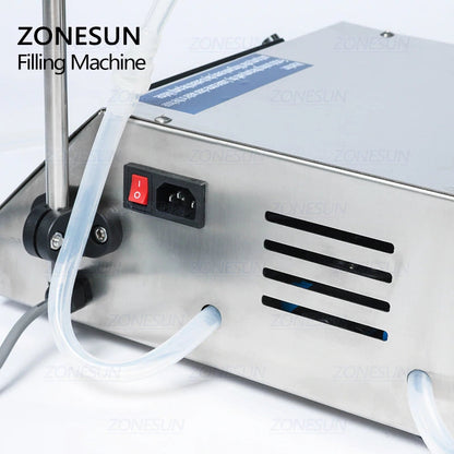 Máquina de llenado de líquidos con bomba de diafragma semiautomática pequeña ZONESUN ZS-YTDP1