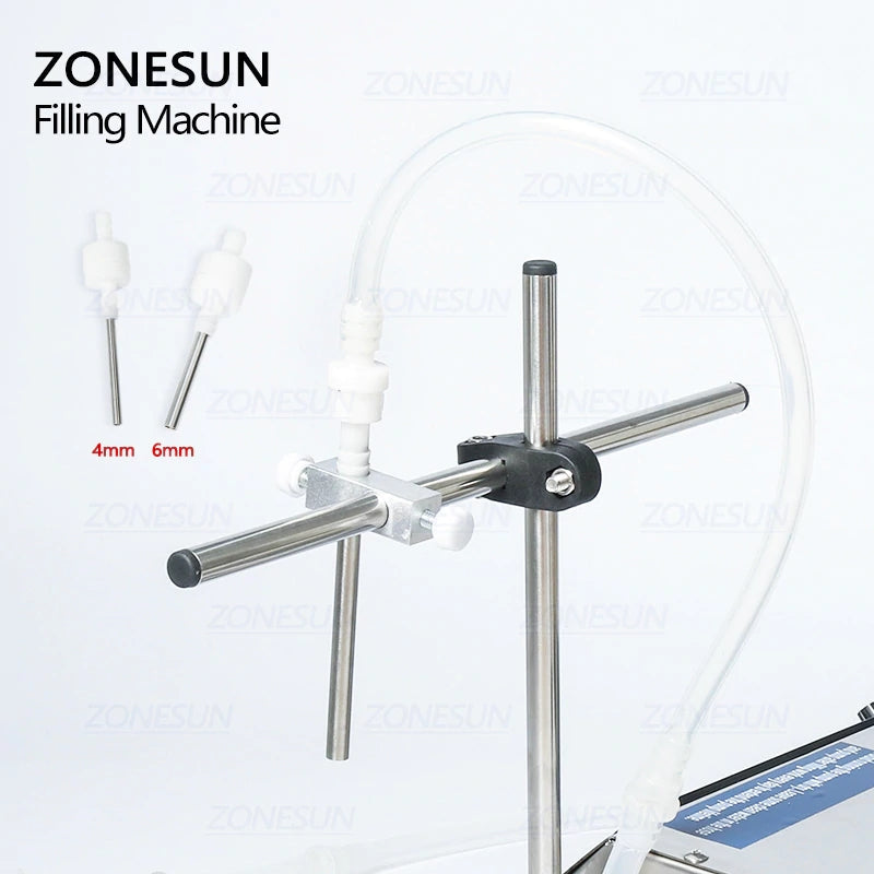 ZONESUN ZS-YTDP1 Pequena Bomba de Diafragma Semiautomática Máquina de Enchimento de Líquido