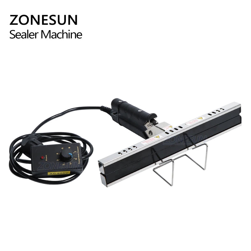 ZONESUN 200/300/400mm Máquina portátil de selagem por calor direto