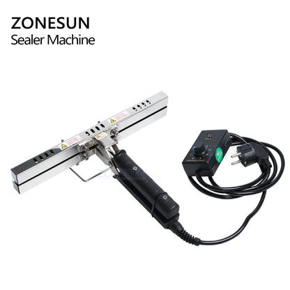ZONESUN 200/300/400mm Máquina portátil de selagem por calor direto
