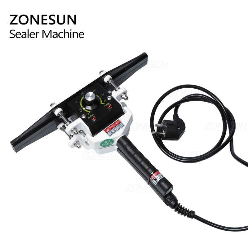 ZONESUN 200/300/400mm Máquina portátil de selagem por calor direto