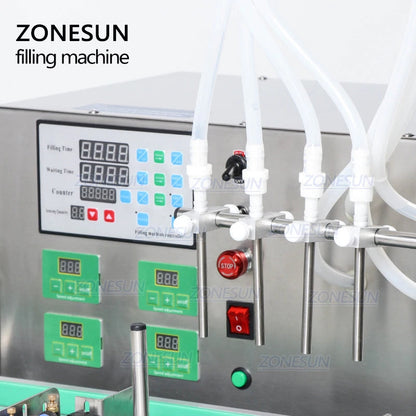 ZONESUN Desktop CNC Diaphragm Pump Liquid Filling Machine