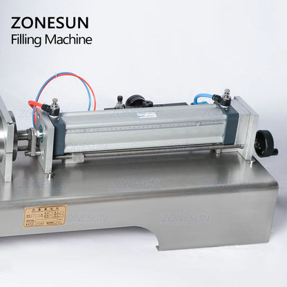Máquina de enchimento de pasta totalmente pneumática ZONESUN com funil