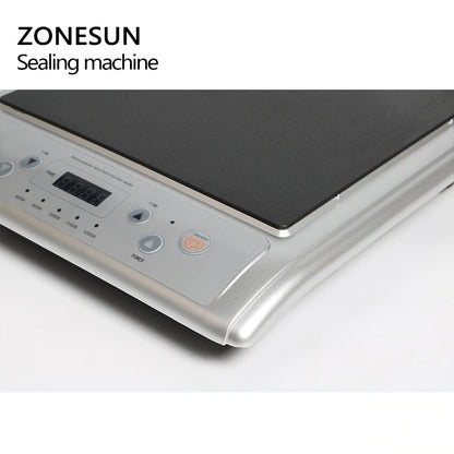 ZONESUN GLF-500L 20-130mm Electromagnetic Induction Aluminum Foil Sealing Machine