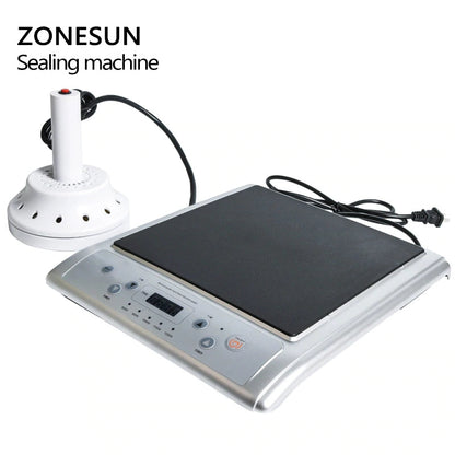 ZONESUN GLF-500L 20-130mm Indução Eletromagnética Máquina de Vedação de Folha de Alumínio